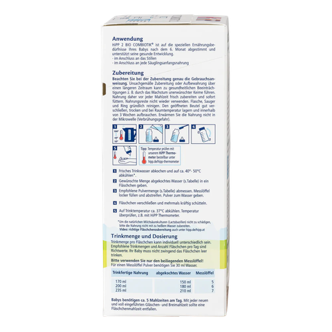 Sữa Hipp Combiotik nội địa Đức 600g số 2 (6-10 tháng)