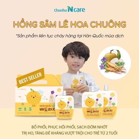 Hồng sâm lê hoa chuông Chunho Ncare (2 tuổi+)