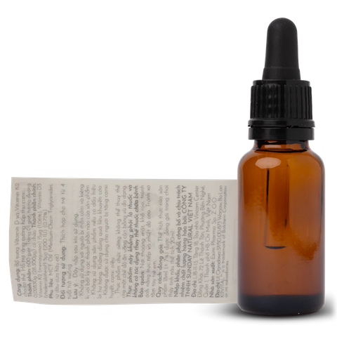 Vitamin D3K2 MK7 Sunday Natural Đức (0 tháng+)