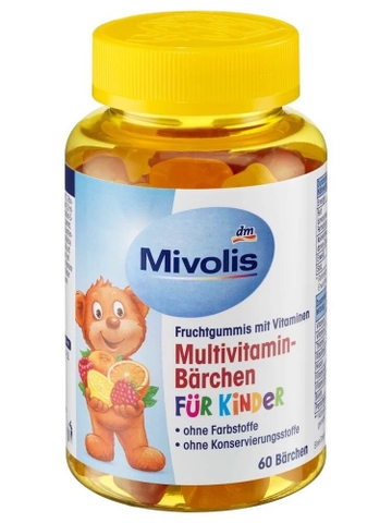 Kẹo dẻo hình gấu bổ sung Vitamin Mivolis