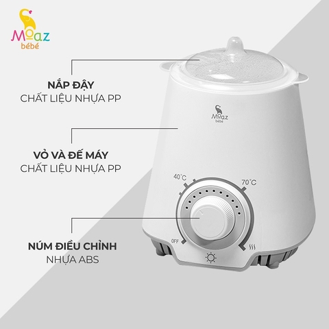 Máy hâm sữa Moaz bebe MB039