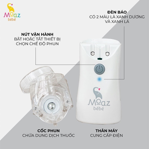 Máy xông khí dung cầm tay MOAZ BÉBÉ MB051