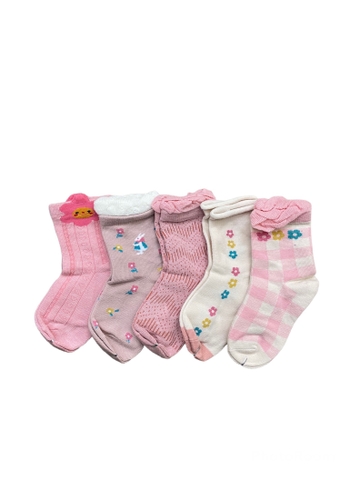 Set 5 đôi tất Minliu len cotton (1-8 tuổi)