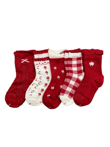 Set 5 đôi tất Minliu len cotton (1-8 tuổi)