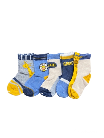 Set 5 đôi tất Minliu len cotton (1-8 tuổi)