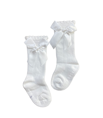 Tất bốt cao cổ đính nơ