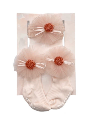 Set băng đô kèm tất Chicbaby