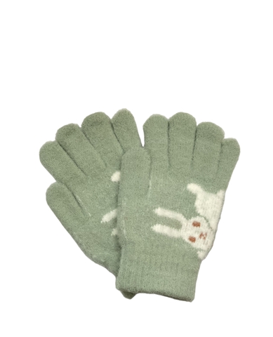 Găng tay len lông thỏ