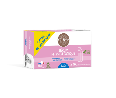 Nước muối sinh lý hồng Gifrer 5ml (40 ống)