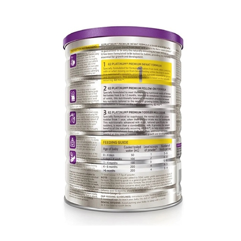 Sữa A2 Platinum số 1 900g (0 - 6 tháng)