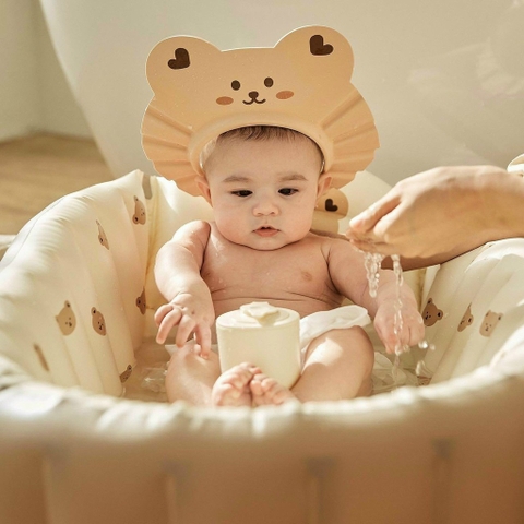 Mũ gội đầu hình Gấu xuất Hàn