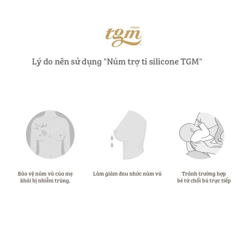 Set 2 núm trợ ti TGM kèm hộp đựng