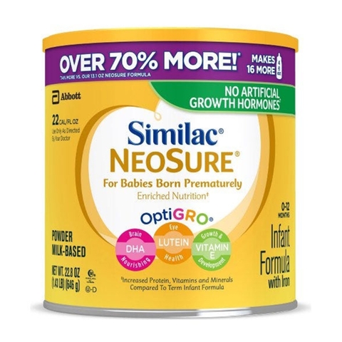 Sữa bột Similac Neosure cho trẻ sinh non Mỹ 646g (0-12 tháng)