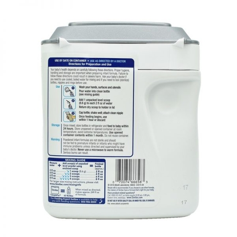 Sữa bột Similac Pro - Advance Non HMO - GMO cho bé từ 0 - 12 tháng 964g (Hộp nhựa)