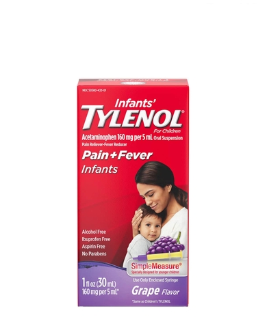 Hạ sốt TYLENOL Infants 30ml Mỹ
