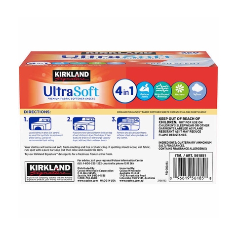 Giấy thơm Kirkland UltraSoft 250 tờ