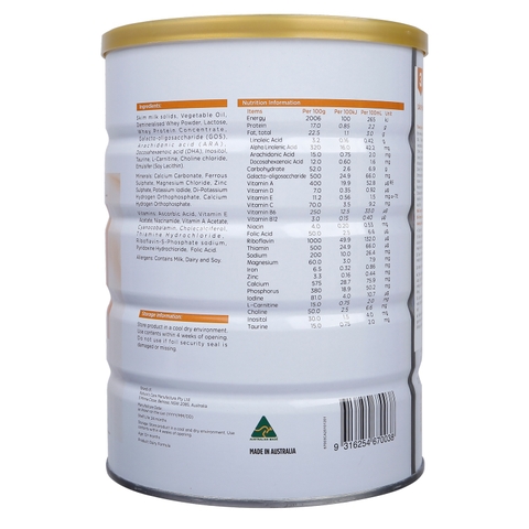Sữa Healthy Care số 3 (Úc) Toddler 900g dành cho trẻ 1 - 3 tuổi