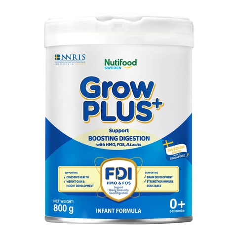 Sữa bột Nutifood Grow Plus xanh nhạt 800g