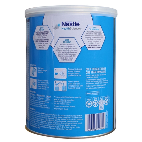 Sữa Kid Essentials Úc Nestlé 800G (1-10 tuổi)
