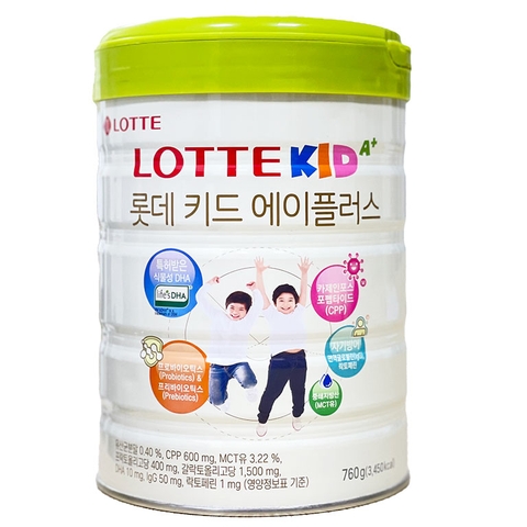 Sữa Lotte Kid A+ Hàn Quốc 760g (1-10 tuổi)