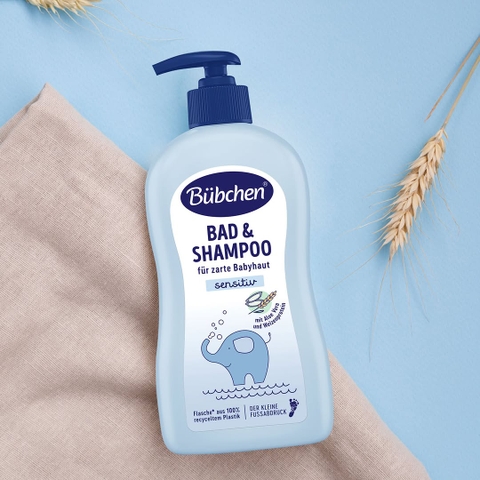 Sữa tắm gội Bubchen Bad & Shampoo 400ml 0M+