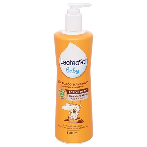 Sữa tắm Lactacyd baby Active Play (Cam)