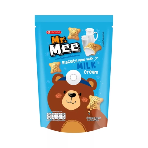 Bánh gấu Thái Mr.Mee Biscuit Filled 20g