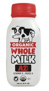 (Lốc 18h) Sữa tươi Organic Whole Milk A2 Mỹ