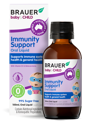 Siro tăng đề kháng Brauer 100ml (0 tháng+)