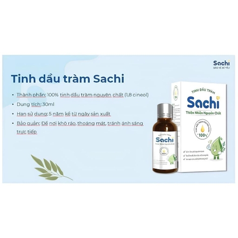 Tinh dầu tràm nguyên chất Sachi