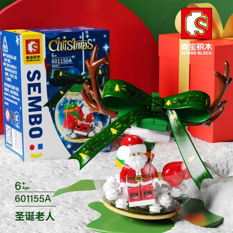 Bộ ghép hình ông già noel Sembo 601155a 75pcs