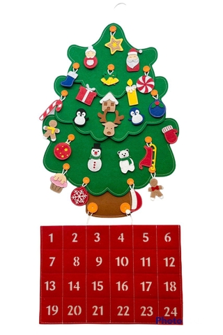 Cây thông cao cấp xuất Mỹ kèm đèn nháy