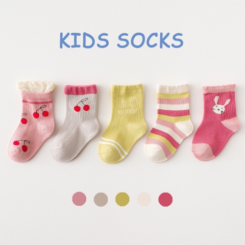 Set 5 đôi tất Kids Sock Soft & Cotton
