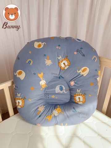 Gối chống trào ngược Vải Cotton thô