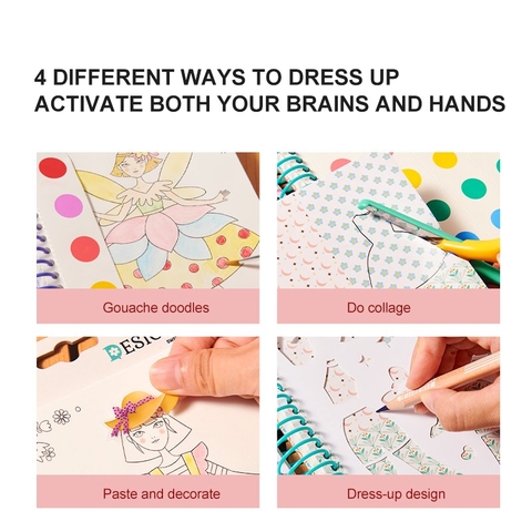 Sổ tay tô màu nước Mideer Little Designer