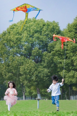 Diều vải kèm dây 50m