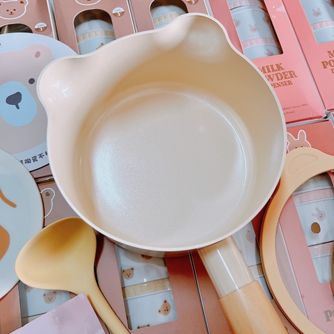 Bộ nồi + chảo gấu SHUEHO