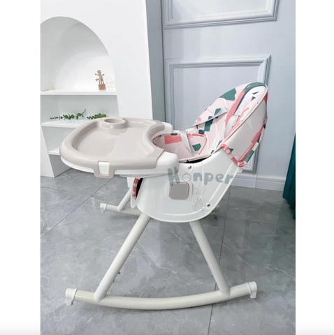 Ghế ăn dặm kèm bập bênh Honper HP212