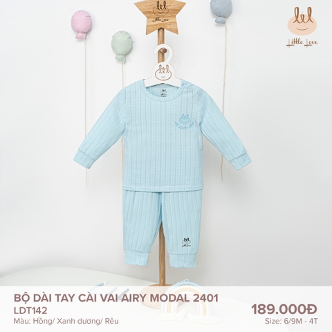 Bộ dài tay cài vai AIRY MODAL Little Love Lil