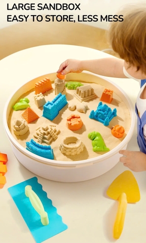 Bộ cát động lực Mideer Magic Sand Play Set (3 tuổi+)