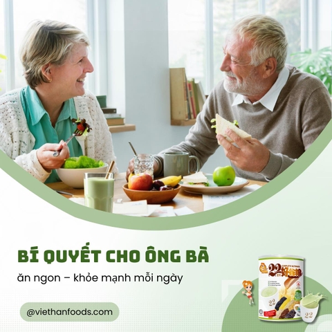 💚 BÍ QUYẾT CHO ÔNG BÀ – ĂN NGON, KHỎE MẠNH MỖI NGÀY