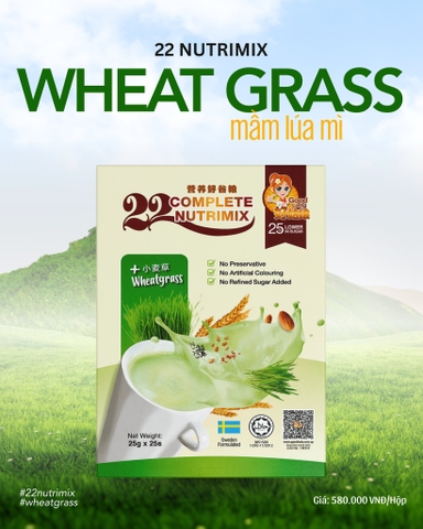 📢 THÔNG BÁO CHÍNH THỨC TỪ NGŨ CỐC 22 NUTRIMIX - SINGAPORE  THAY ĐỔI MẪU BAO BÌ HỘP MẦM LÚA MÌ 625G