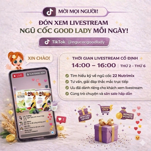 📣 Bạn đang tìm một loại ngũ cốc mùi vị thơm ngon, tiện lợi, xanh sạch hoàn toàn Organic, thương hiệu nhập khẩu chất lượng cao