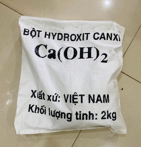 Canxi hydroxit Vôi bột túi 2kg