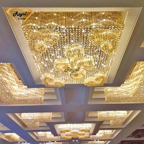Đèn pha lê đại sảnh, hội trường DS 025