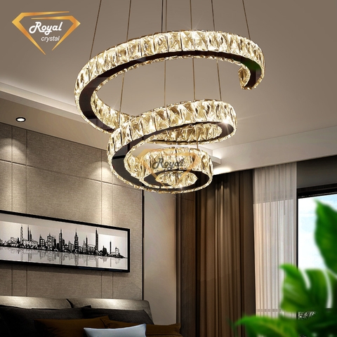 Đèn chùm pha lê thả THA 042