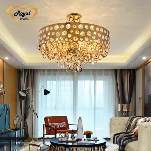 Đèn chùm pha lê thả THA 046