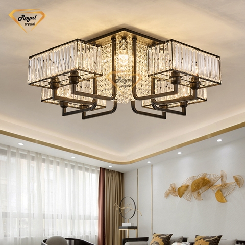 Đèn chùm pha lê ốp trần OT 023