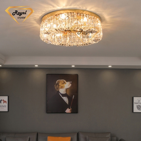 Đèn chùm pha lê ốp trần OT 028