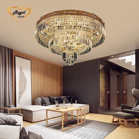 Đèn chùm pha lê ốp trần OT 031